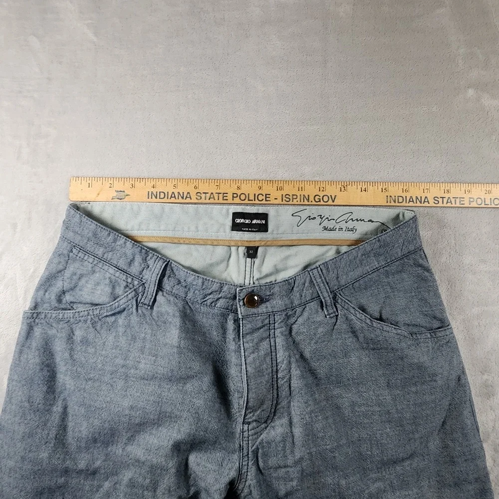 Armani Jeans Men's Dark Wash J05 Regular‎ Fit Stretch Denim Size 32 (29 inseam)